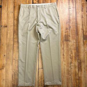 Greg Norman Five Iron Mens Size 36 x 32 Tan Formal Trousers